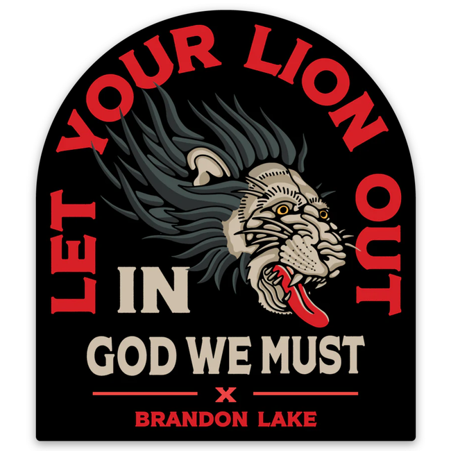 Let Your Lion Out Sticker
