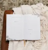 Dwell in the Word Journal - Linen Gold Foil Bound