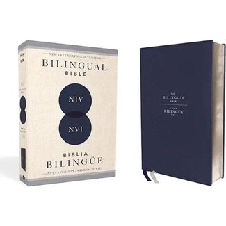 NIV/NVI Biblia Bilingüe, Leathersoft, Azul (Bilingual Bible Leathersoft, Navy)