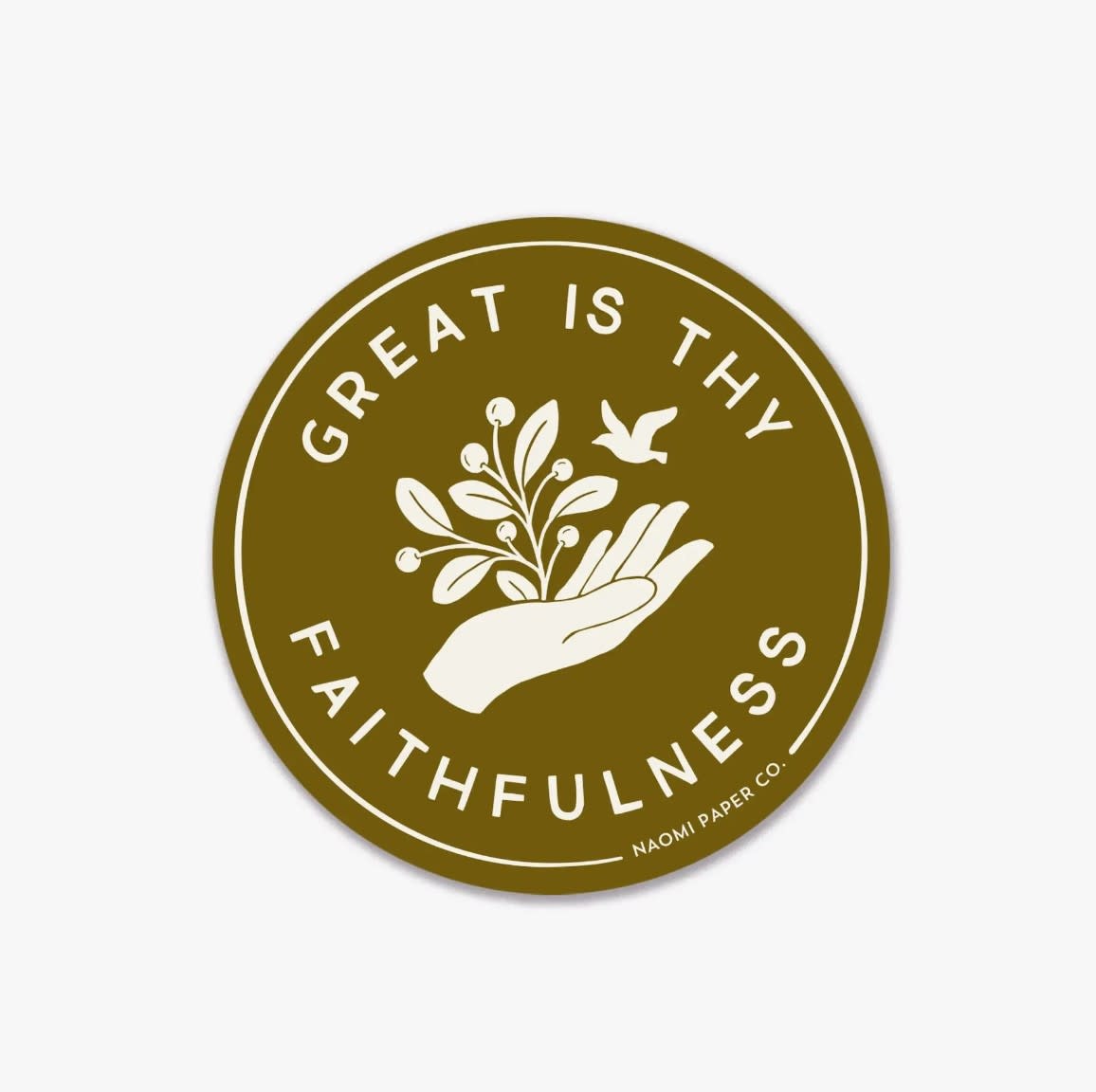 Great Is Thy Faithfulness Sticker