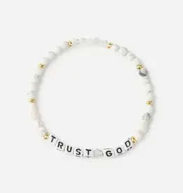 Trust God Letter Bracelet - Large