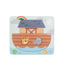 Wooden Noah's Ark Layered Puzzle