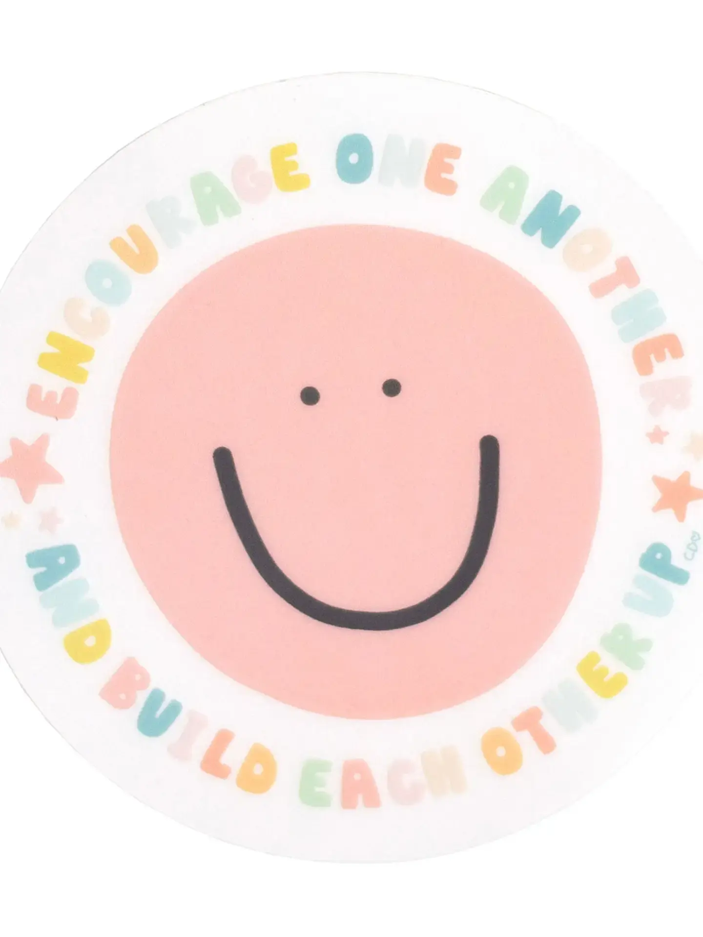 Encourage One Another Decal Sticker