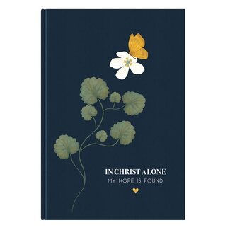 In Christ Alone Embroidered Journal