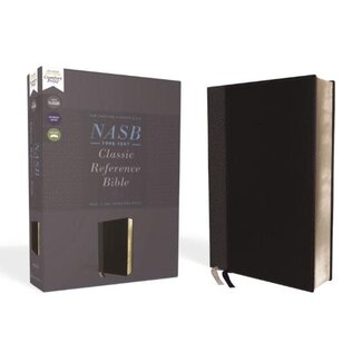 NASB, Classic Reference Bible, Leathersoft, Black, Red Letter, 1995 Text, Comfort Print