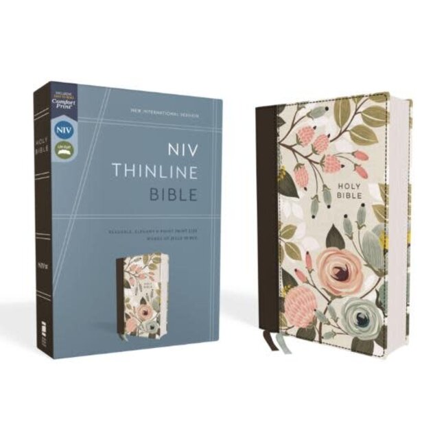 NIV Thinline Bible - Floral