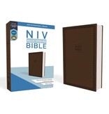 NIV, Value Thinline Bible, Leathersoft, Brown, Comfort Print