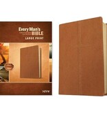 Every Man's Bible NIV, Large Print (LeatherLike, Cross Saddle Tan)