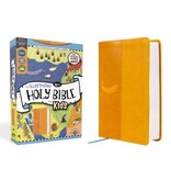NIrV, The Illustrated Holy Bible for Kids, Leathersoft, Yellow, Full Color, Comfort Print