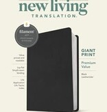 NLT Giant Print Premium Value Bible, Black LeatherLike, Filament Enabled Edition