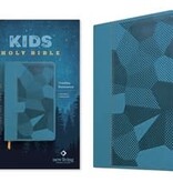 NLT Kids Bible, Thinline Reference Edition, Camo Blue LeatherLike, Red Letter