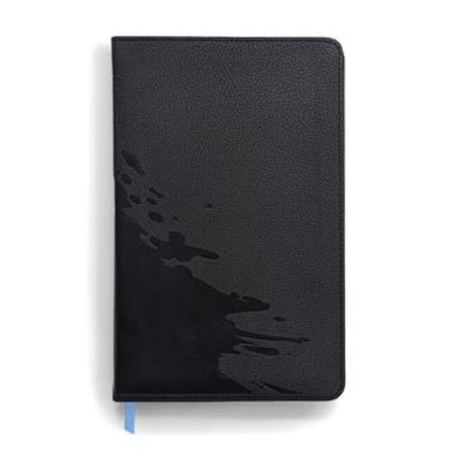 NLT Student Bible, Thinline Reference, Filament-Enabled Edition, LeatherLike, Overflow Black, Red Letter