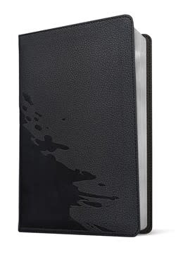 NLT Student Bible, Thinline Reference, Filament-Enabled Edition, LeatherLike, Overflow Black, Red Letter