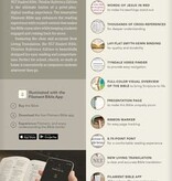 NLT Student Bible, Thinline Reference, Filament Enabled (LeatherLike, Overflow Black, Indexed, Red Letter