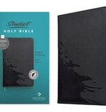 NLT Student Bible, Thinline Reference, Filament Enabled (LeatherLike, Overflow Black, Indexed, Red Letter