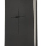 NLT Premium Value Thinline Bible, Filament-Enabled Edition, LeatherLike, Trinity Cross Black