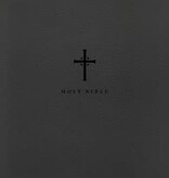 NLT Large Print Premium Value Thinline Bible, Filament-Enabled Edition, LeatherLike, Black Cross