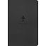 NLT Large Print Premium Value Thinline Bible, Filament-Enabled Edition, LeatherLike, Black Cross
