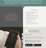 NLT Large Print Premium Value Thinline Bible, Filament-Enabled Edition, LeatherLike, Black Cross