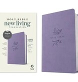 NLT Large Print Premium Value Thinline Bible, Filament-Enabled Edition, LeatherLike, Lavender Song