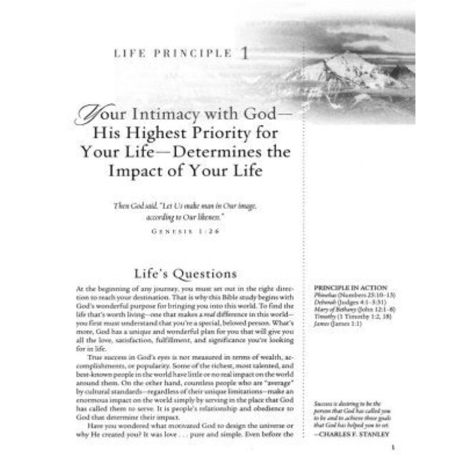30 Life Principles Bible Study Updated Edition: A 90-Day Action Plan for Living These Principles