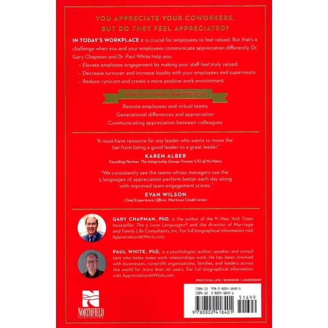 The 5 Languages of Appreciation in the Workplace: Empowering Organizations by Encouraging People