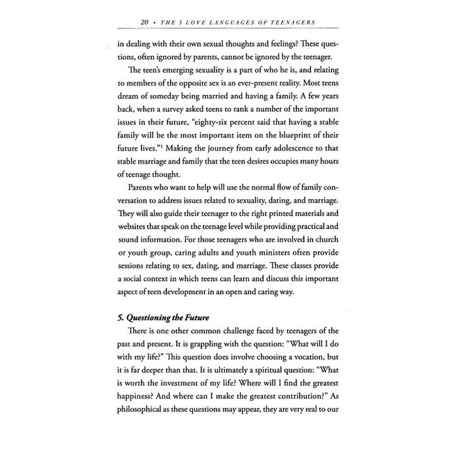 The 5 Love Languages of Teenagers: The Secret to Loving Teens Effectively