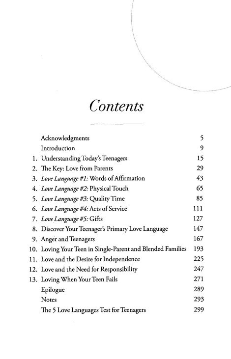 Gary Chapman The 5 Love Languages of Teenagers: The Secret to Loving Teens Effectively