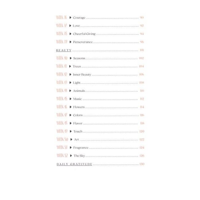 52 Weeks of Gratitude A One-Year Journal to Reflect, Pray, and Record Thankfulness