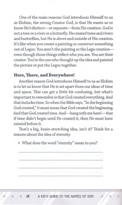 Tony Evans A Kid's Guide To The Names Of God