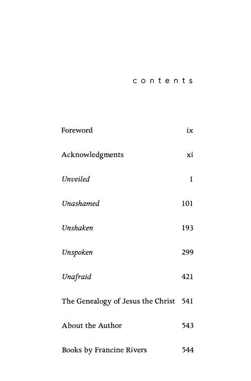 Francine Rivers A Lineage of Grace: Biblical Stories of 5 Women in the Lineage of Jesus - Tamar, Rahab, Ruth, Bathsheba, & Mary (Historical Christian Fiction with In-Depth Bible Studies)