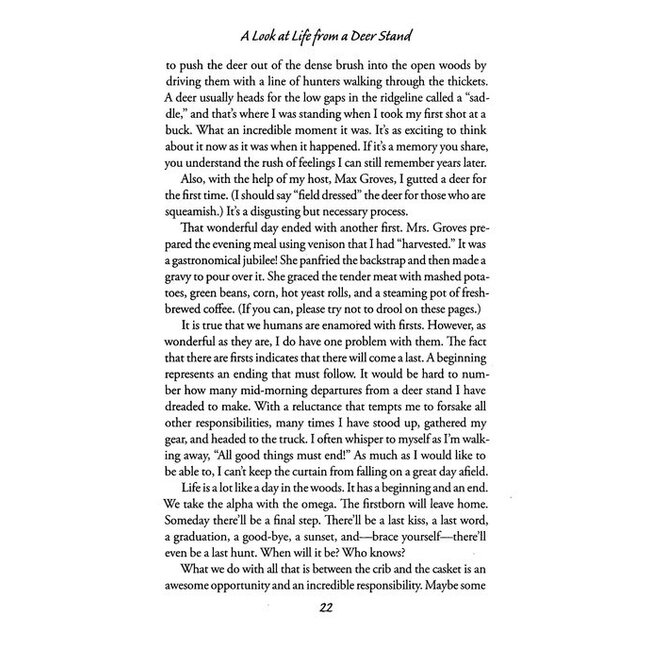 A Look at Life from a Deer Stand: Hunting for the Meaning of Life