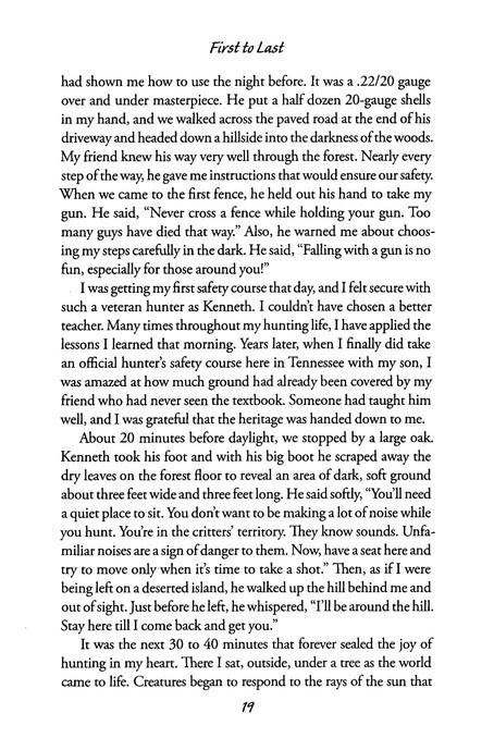 Steve Chapman A Look at Life from a Deer Stand: Hunting for the Meaning of Life