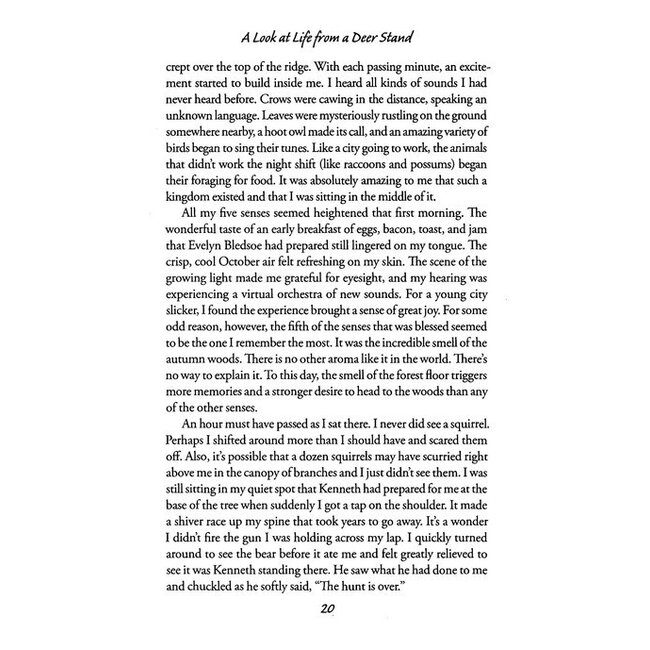 A Look at Life from a Deer Stand: Hunting for the Meaning of Life