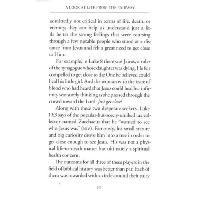 A Look at Life from the Fairway: A Devotional