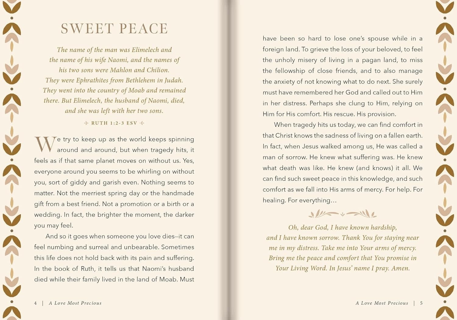 A Love Most Precious: 90 Devotions on the Book of Ruth