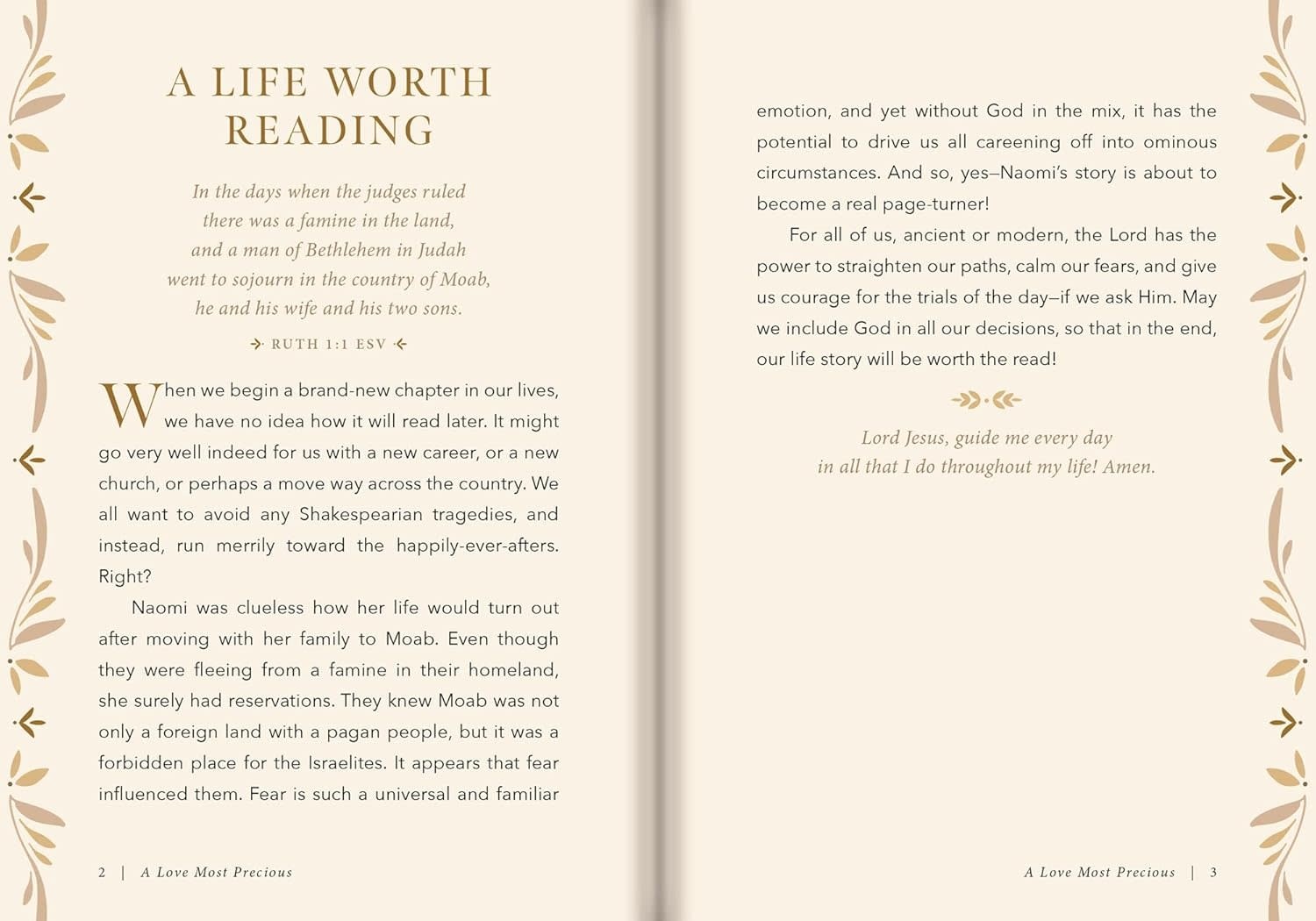 A Love Most Precious: 90 Devotions on the Book of Ruth