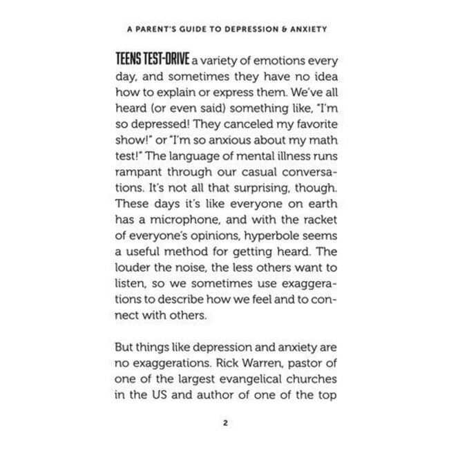 A Parent’s Guide to Depression & Anxiety