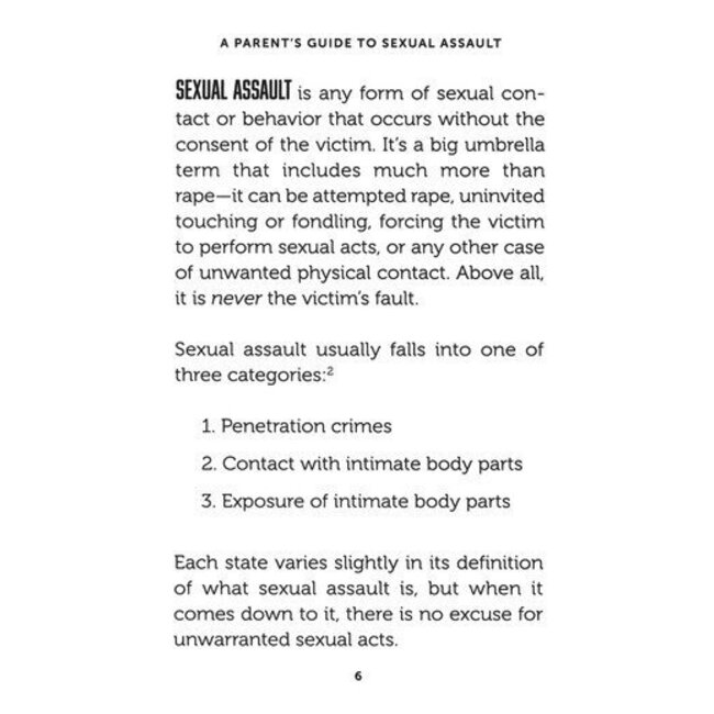 A Parent’s Guide to Sexual Assault