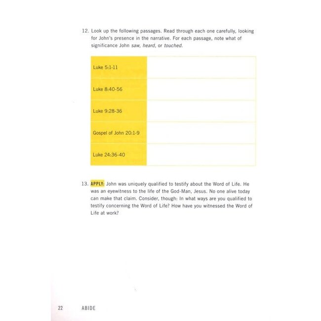 Abide - Bible Study Book with Video Access: A Study of 1, 2, and 3 John