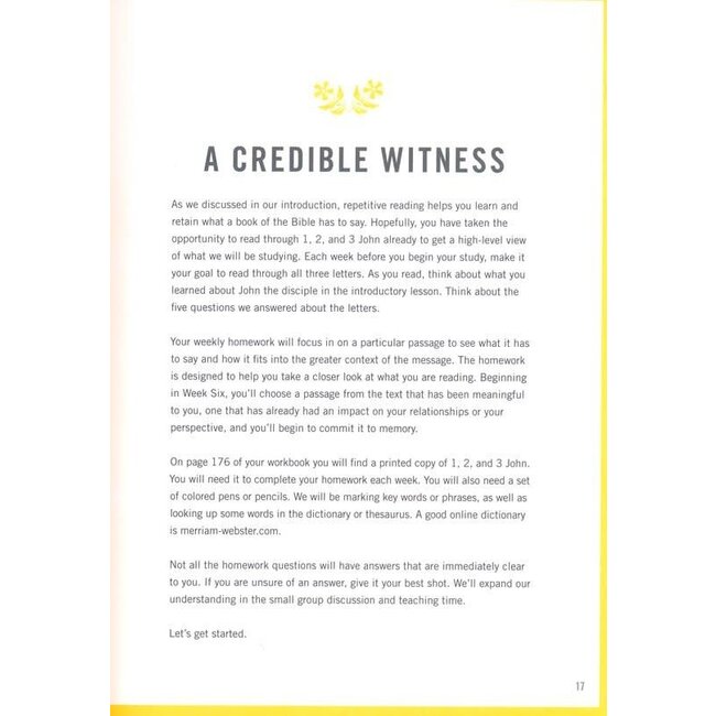 Abide - Bible Study Book with Video Access: A Study of 1, 2, and 3 John