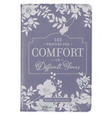 101 Prayers for Comfort in Difficult Times Gray Faux Leather Prayer Book