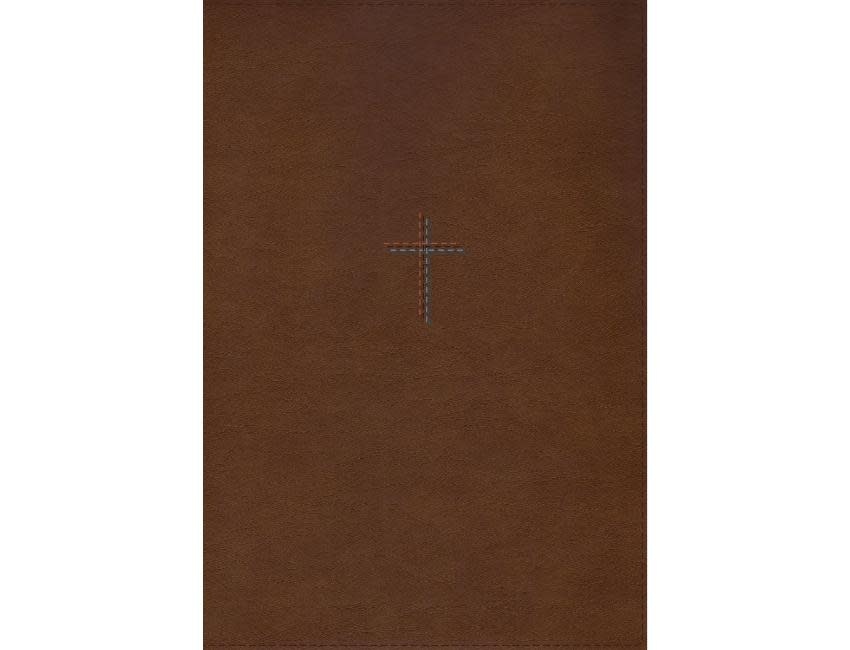 NIV Quest Study Bible, Large Print, Leathersoft, Brown