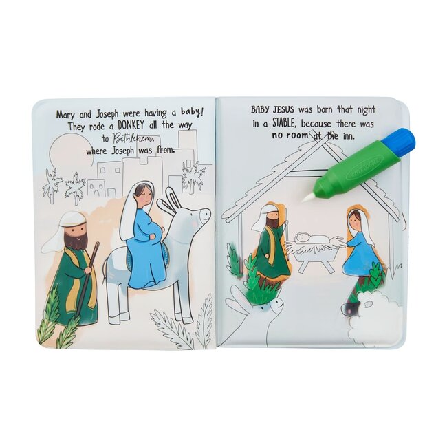 Nativity Watercolor Wizard Book