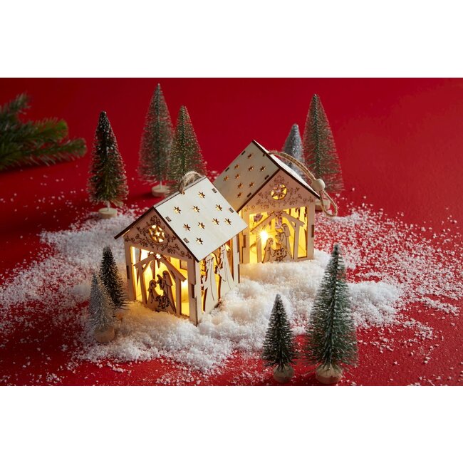 Color-Me Light Up Nativity Ornament