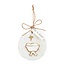 Glitter Paper Mache Ornament -