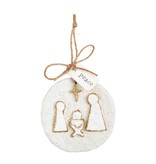 Glitter Paper Mache Ornament -