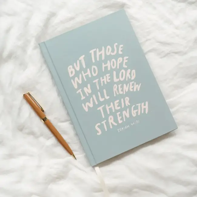Hardcover Journal: But Those Who Wait