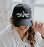 Hat: Jesus Really Loves You