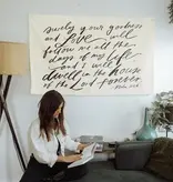 Large Canvas Banner: Surely Your Goodness